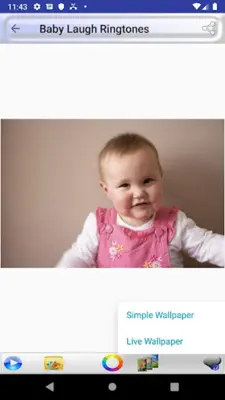 Baby Laugh Ringtones android App screenshot 11