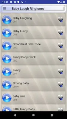 Baby Laugh Ringtones android App screenshot 16