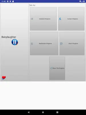 Baby Laugh Ringtones android App screenshot 2